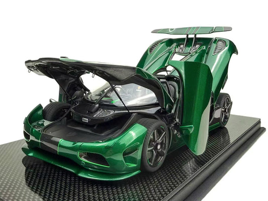 Frontiart 1/18 Fully Opening Koenigsegg Agera S (Green Carbon) — Limited to 50 Units Worldwide