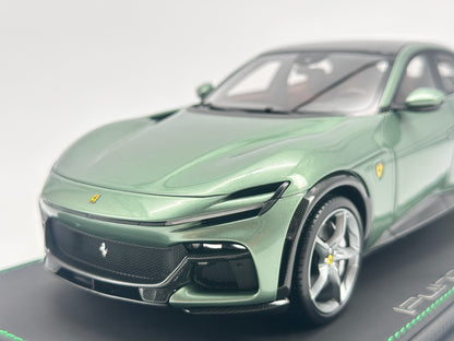 BBR 1/18 Ferrari PUROSANGUE Dora Green Simulation Model Car P18219PLF