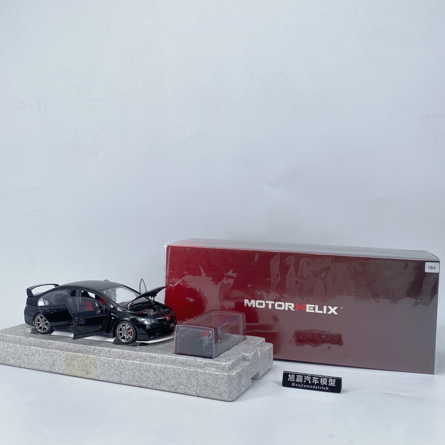 MOTORHELIX 1/18 Honda Civic Type R (FD2) 2007 LateVersion (late version) alloy model car