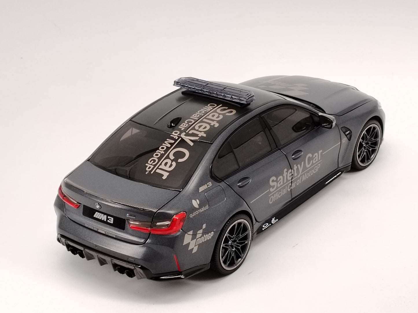MINICHAMPS 1/18 BMW M3 COMPETITION Safety Car Grey Alloy Model 113020206