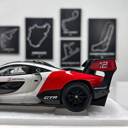 LCD 1/18 McLaren Senna GTR (Red/White) LCD18016-RW