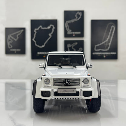 Almost Real 1/18 Mercedes-Benz G 650 Landaulet – Metallic White (820213)