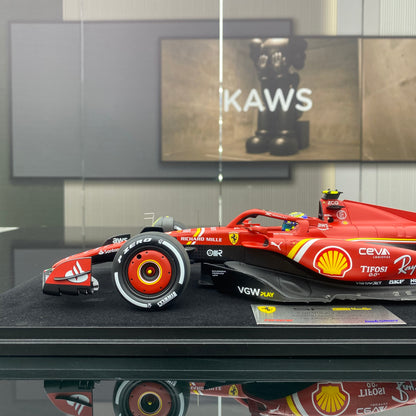 looksmart 1/18 Ferrari SF-24 2024 Saudi Grand Prix F1 third place No. 16 Leclerc