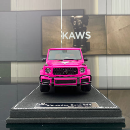 Vehicle Art 1/18 Mercedes-Benz G63 AMG Strawberry Bear Painted Resin Sealed Car Model