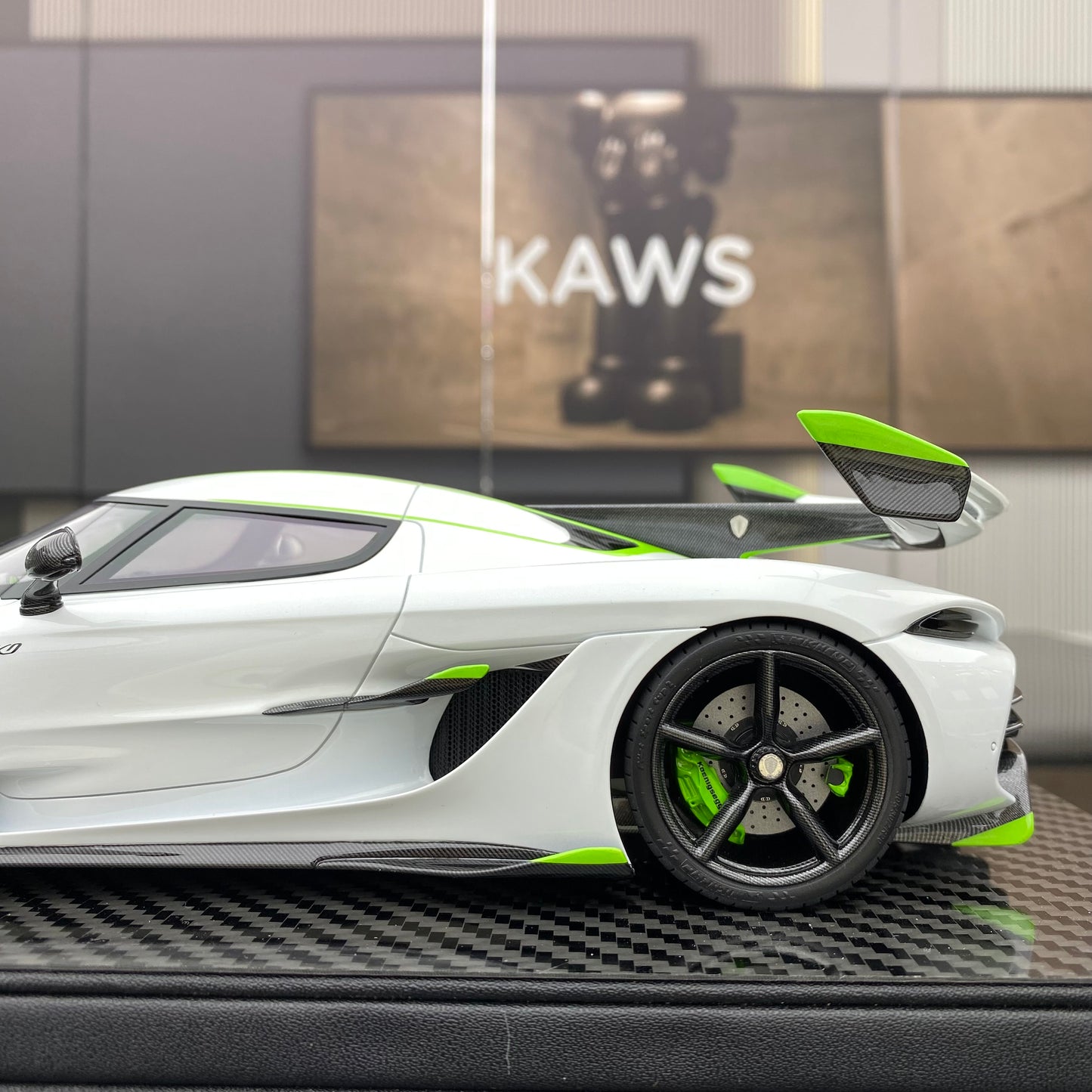 FRONTIART FA 1/18 Koenigsegg Jesko white limited edition car model ornament