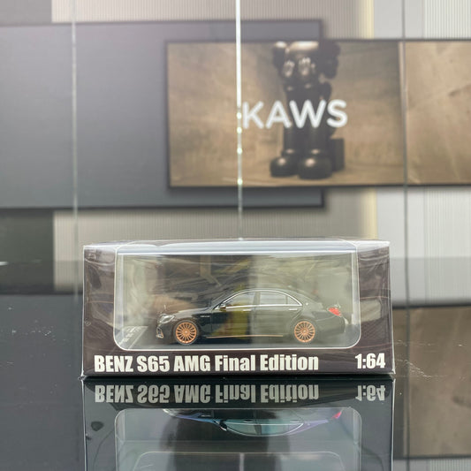 KING MODEL 1/64 S65L AMG W222 black alloy car model