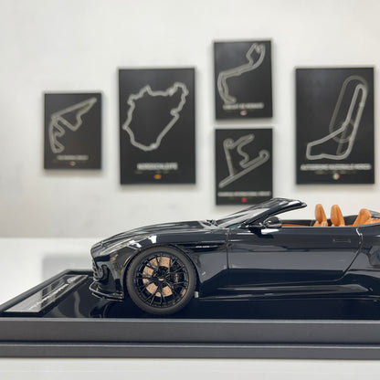MOTORHELIX 1/18 Aston Martin DB12 Volante Convertible - Ink Black (MH398)