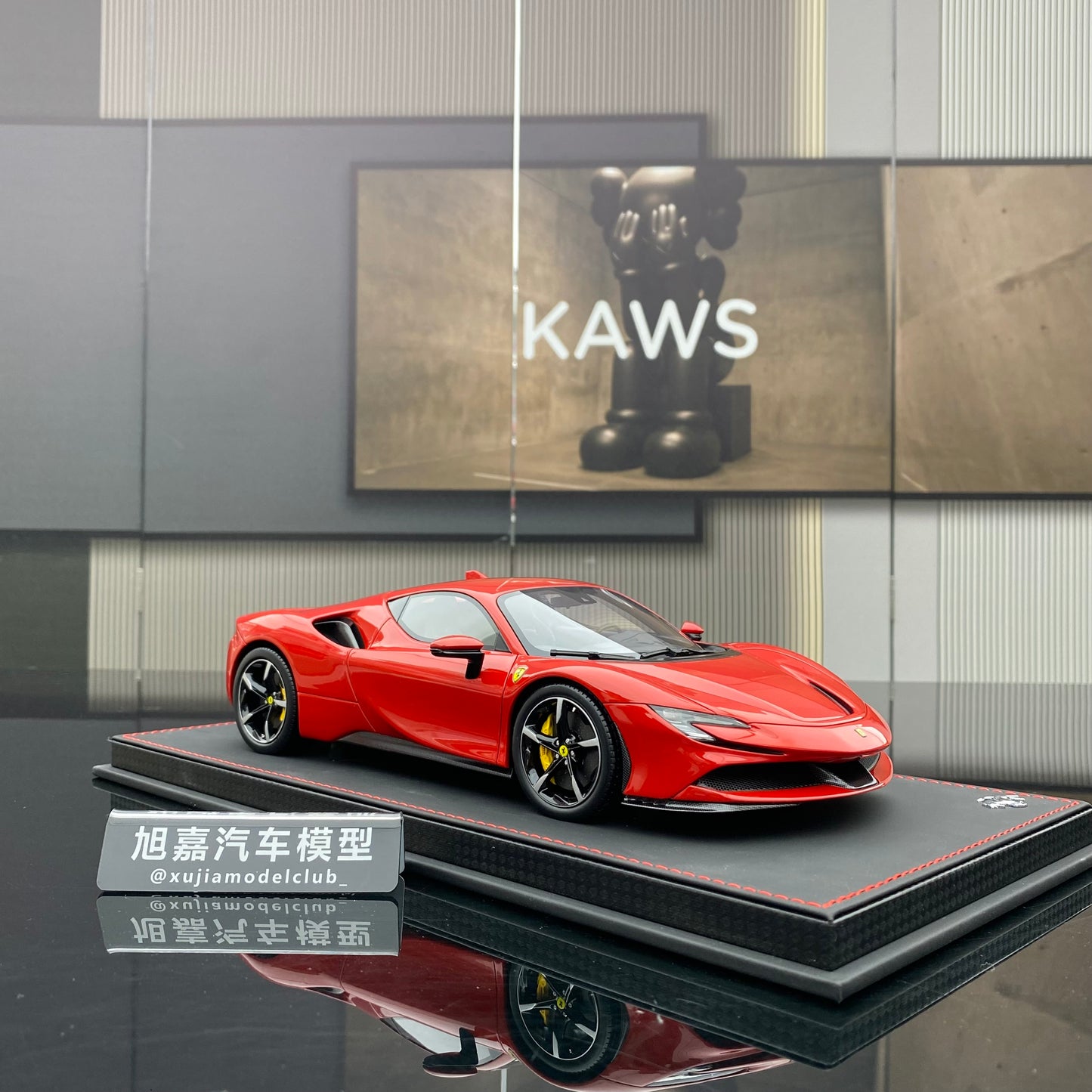 BBR 1/18 Ferrari SF90 Stradale Limited Edition Simulation Car Model Ornaments