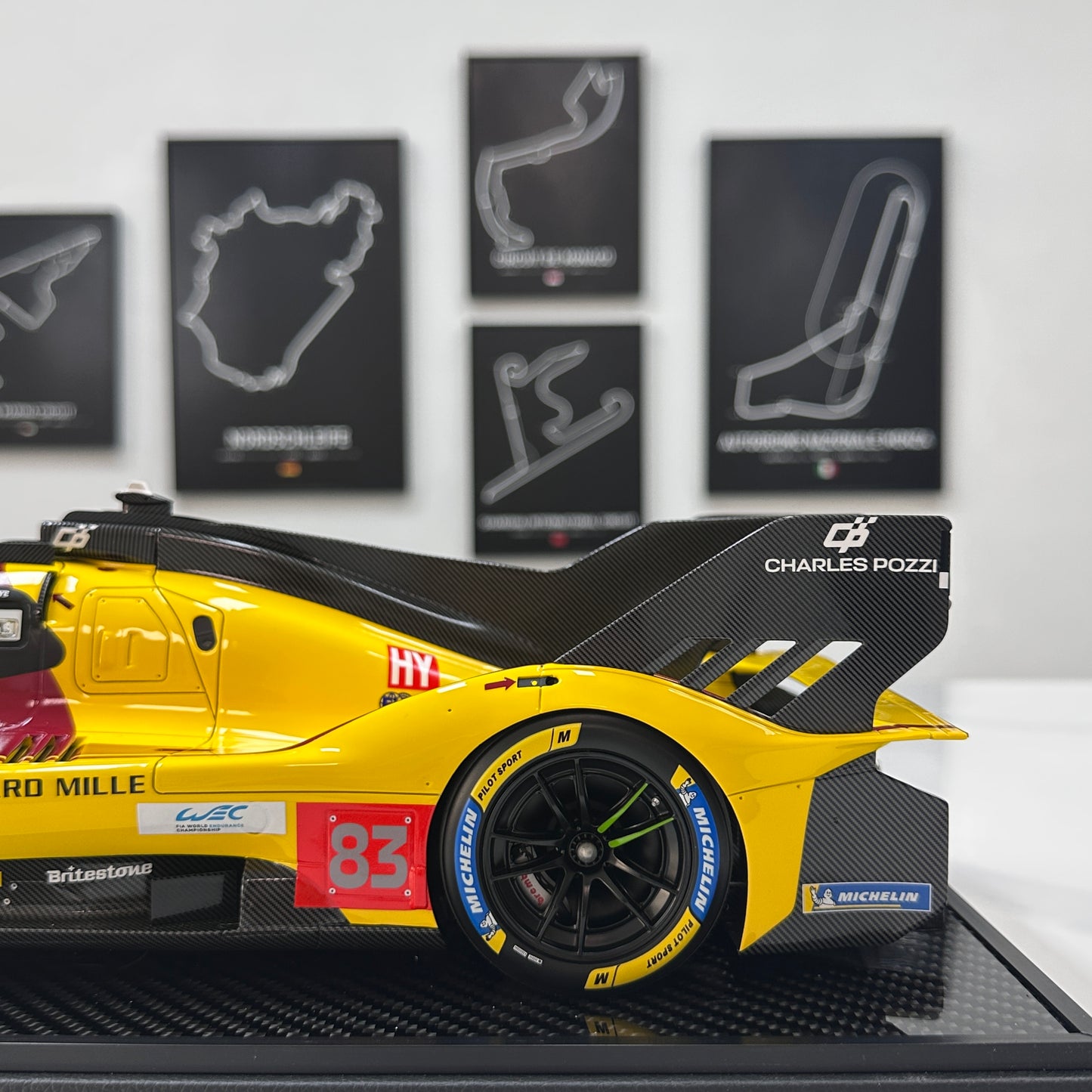 BBR 1/12 Ferrari 499P Le Mans 2025; Ye Yifei, champion, Le Mans #83, BBR1228C