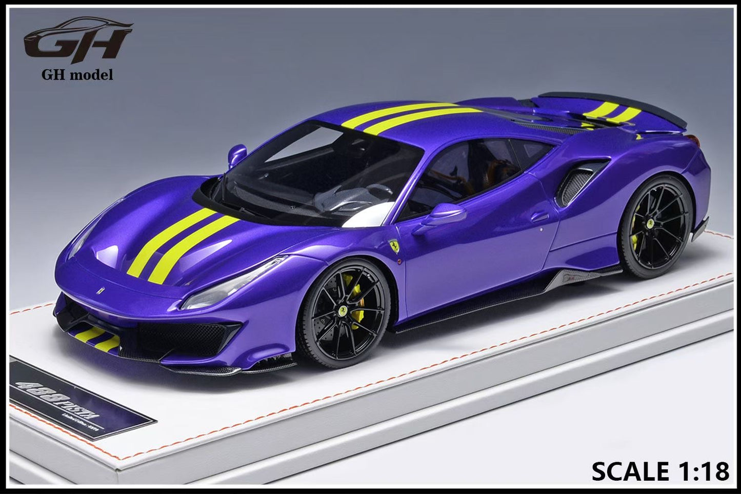 GH Model 1/18 Ferrari 488pista Limited Edition Model Figurine