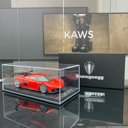 FRONTIART 1/18 Koenigsegg Jesko red simulation car model ornament