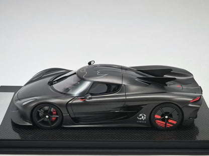 FA 1/18 Koenigsegg Jesko Absolut Carbon Black Resin Model Car