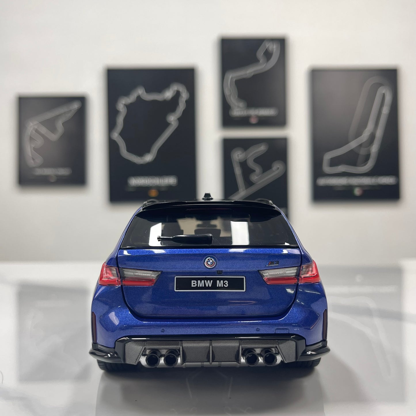 TSM MODEL 1/18 BMW M3 Touring M Portimao Blue TSM181029