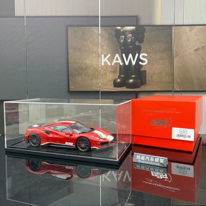 BBR 1/18 Ferrari 488pista series limited edition simulation car model ornaments