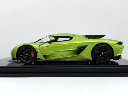 【Preventa】Modelo de coche Frontiart 1/18 Koenigsegg Jesko Absolute Edition Pearlescent Green Limited Edition