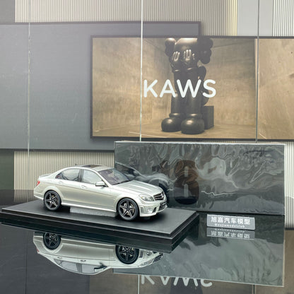 GT Spirit 1/18 AMG C63 GTR silver 2024 resin car model collection ornament