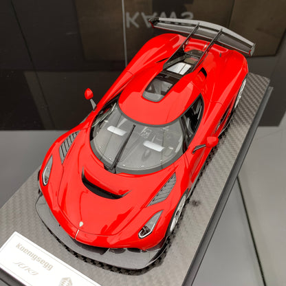 FRONTIART 1/18 Koenigsegg Jesko red simulation car model ornament