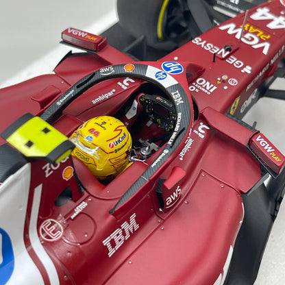 BBR 1/18 Ferrari Hamilton Monaco GP 2025 Red P18267C44