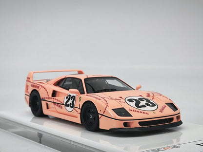SCM 1/43 Ferrari F40 JPS Black Gold Paint Resin Model Car