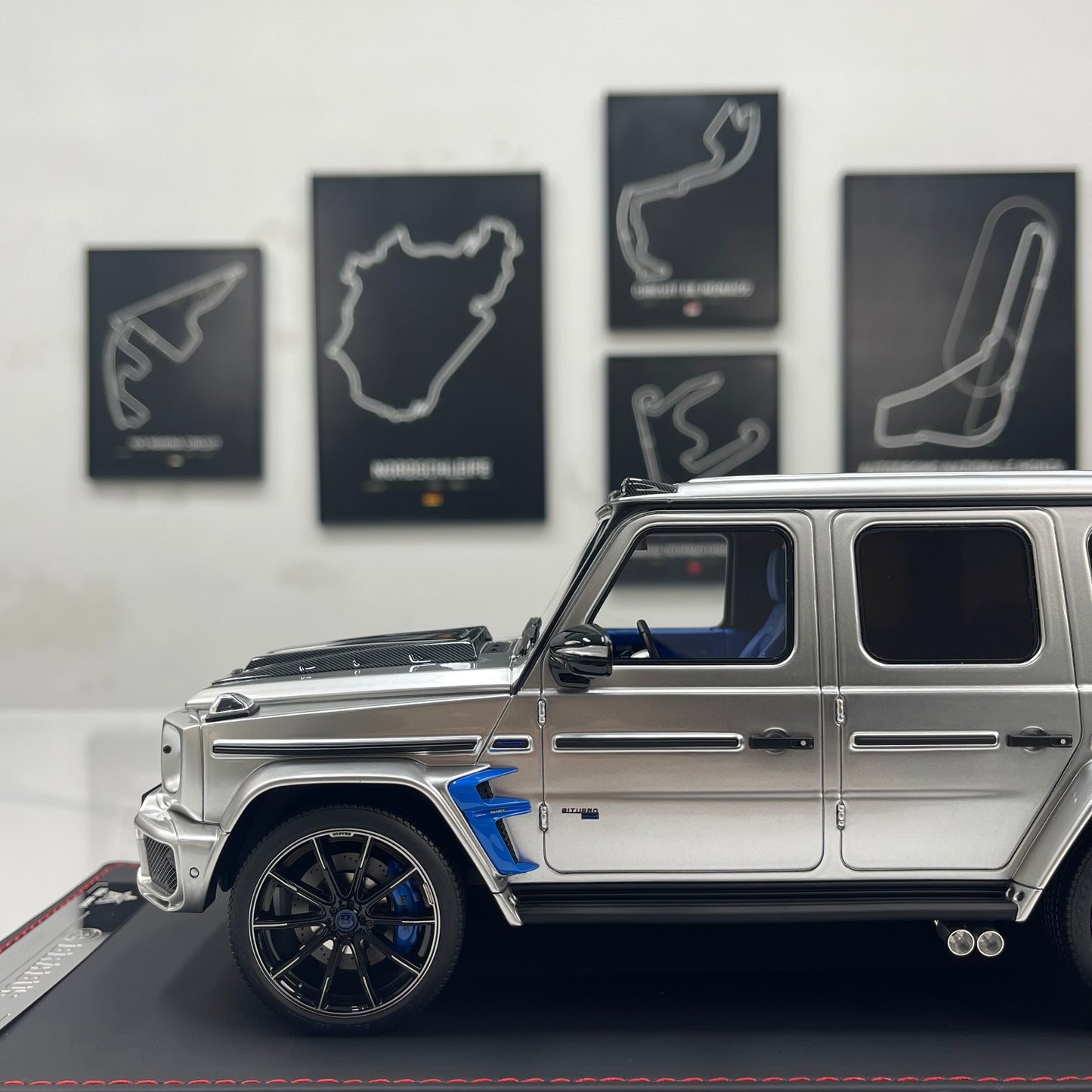 BBA Model 1/18 Brabus G800 Tungsten Silver BBA085
