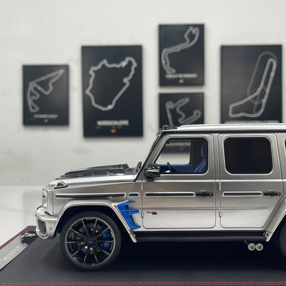 BBA Model 1/18 Brabus G800 Tungsten Silver BBA085