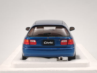 LCD 1/18 Honda EG6 SiR Blue Alloy Model Car Birthday Gift