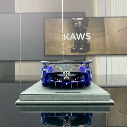 BBR 1/18 Pagani Huayra R blue simulation car model ornaments