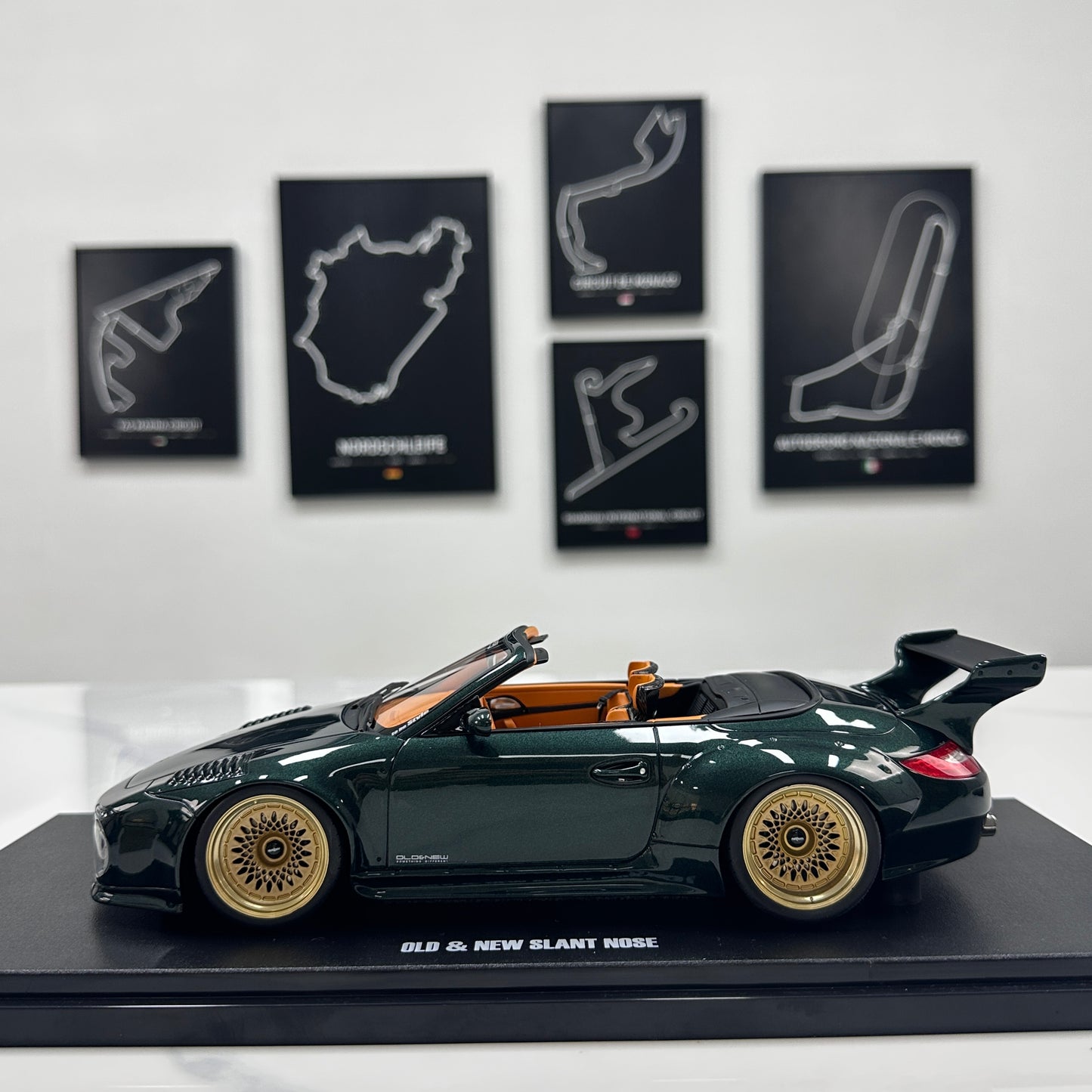 GT Spirit 1/18 Porsche Old & New Tokyo Auto Salon Green GT548