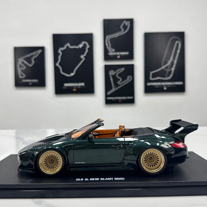 GT Spirit 1/18 Porsche Old & New Tokyo Auto Salon Green GT548