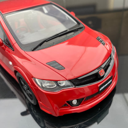 OTTO 1/18 HONDA CIVIC MUGEN RR(FD2) red simulation car model