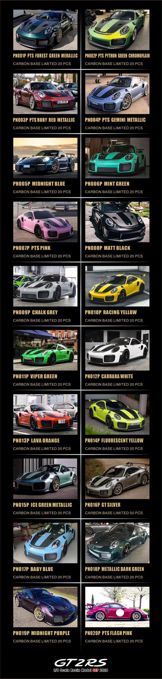 DM 1/8 Porsche 911 GT2 RS & Porsche 911 GT3RS
