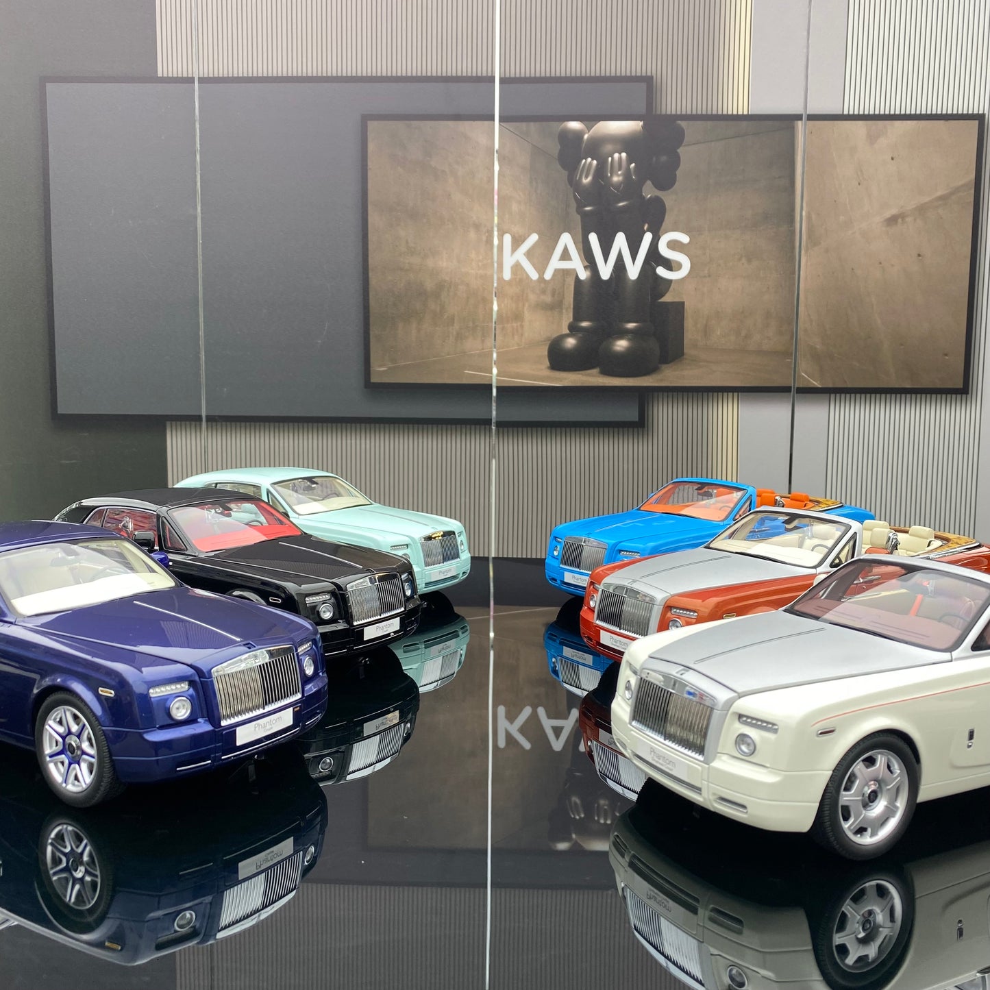 KYOSHO 1/18 Rolls-Royce Phantom alloy full car model Rolls-Royce static ornament
