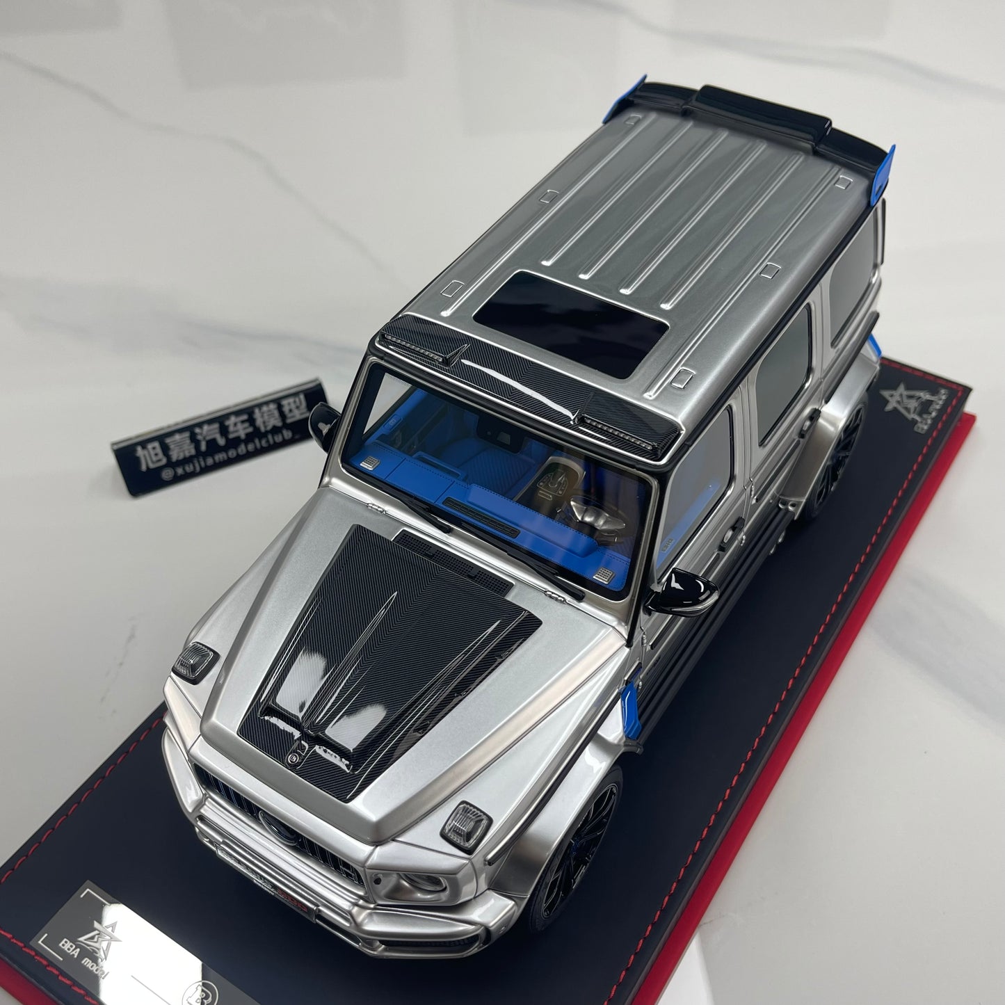 BBA Model 1/18 Brabus G800 Tungsten Silver BBA085