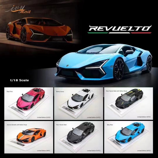 IVY MODEL 1/18 Lamborghini Revuelto limited edition car model ornament