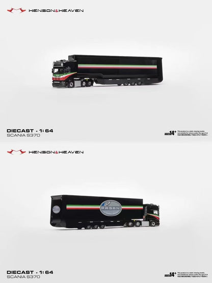 HH Model Alloy 1/64 Side Visible Gull Wing Door Tow Box Set Launched