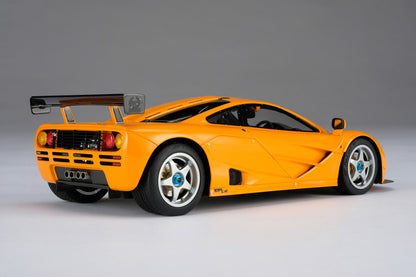 Amalgam 1/18 McLaren F1LM yellow simulation car model birthday gift ornament