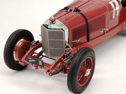 CMC 1/18 Mercedes Benz SSK #14 Red Alloy Model Car