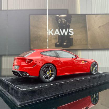 Ferrari FF HH MODEL 1/18, modelo de coche de simulación de edición limitada, color rojo metalizado estándar