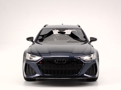 TOPSPEED 1/18 Audi AUDI RS6 AVANT Simulation Car Model Ornaments Closed