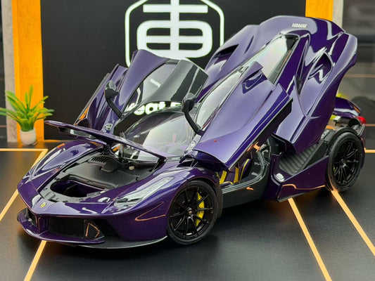 BBR 1:18 Ferrari LaFerrari Alloy Fully Open, Dubai Purple BB8182237