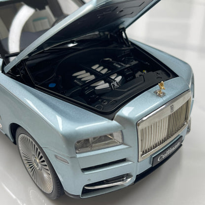 ZP 1/18 Rolls-Royce Cullinan BB Fishing Seat Edition Metallic Blue Alloy Simulation Model Car