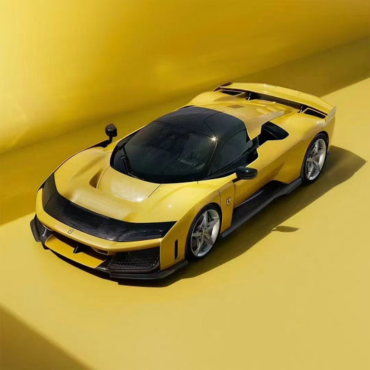pre-sell BBR 1/18 Ferrari F80 metallic yellow limited edition car model ornament collection
