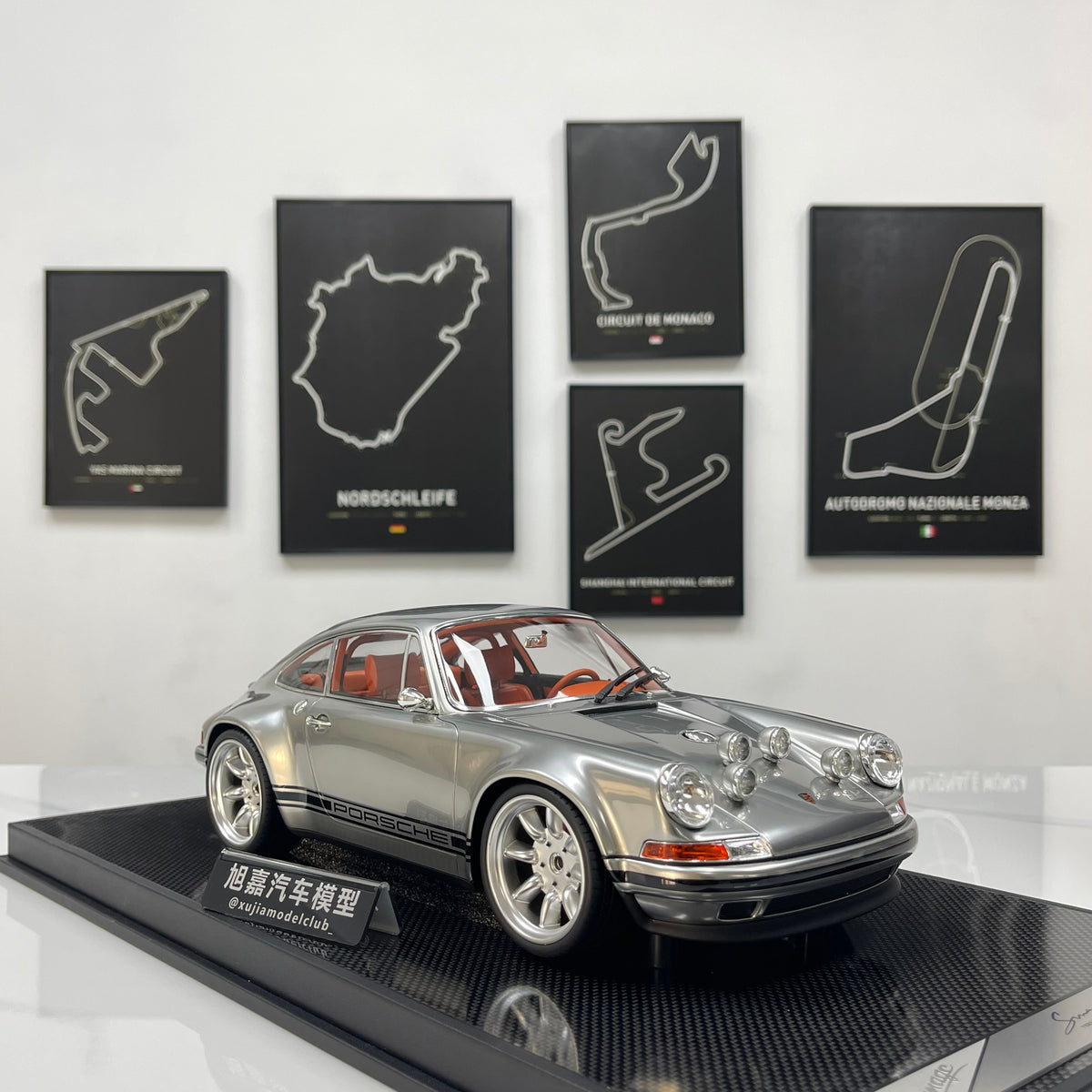 IVY 1/12 Porsche Singer Silver IVY249