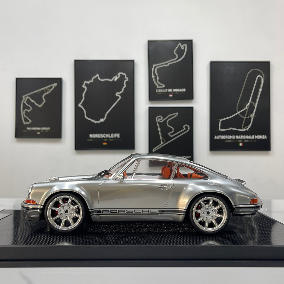 IVY 1/12 Porsche Singer Silver IVY249