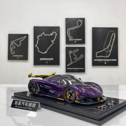 FrontiArt 1/18 Koenigsegg Jesko 7559 Purple FA209