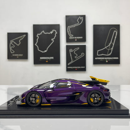FrontiArt 1/18 Koenigsegg Jesko 7559 Purple FA209
