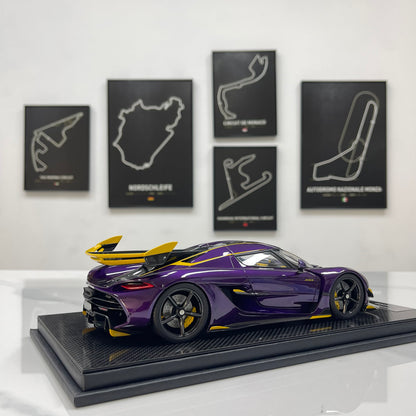 FrontiArt 1/18 Koenigsegg Jesko 7559 Purple FA209