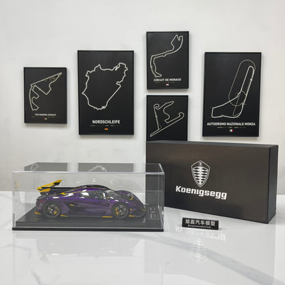 FrontiArt 1/18 Koenigsegg Jesko 7559 Purple FA209