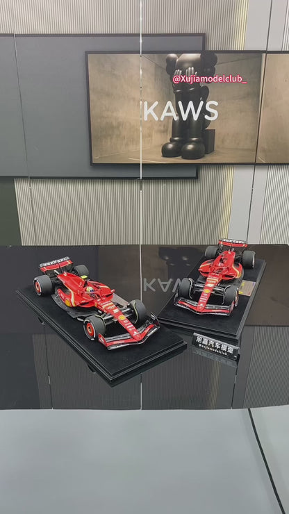 looksmart 1/18 Ferrari SF-24 2024 Saudi Grand Prix F1 third place No. 16 Leclerc