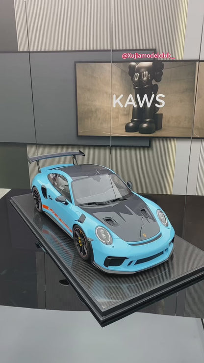DM 1/8 Porsche 911 GT3RS high-end ornamental resin limited edition car model